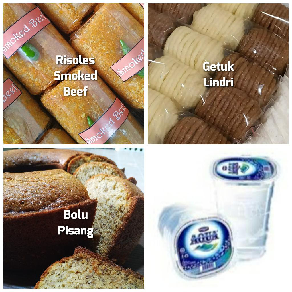 SINYO Snack Box Getuk Lindri, Bolu Pisang, Risoles Smoked Beef
