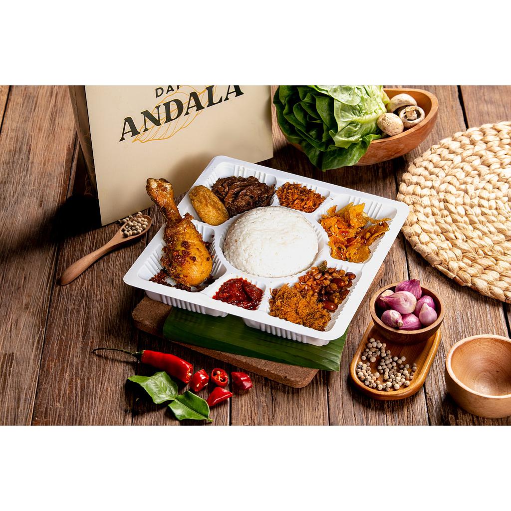 Lunch Box Nasi Langgi Komplit | Dapur Andala @47.000