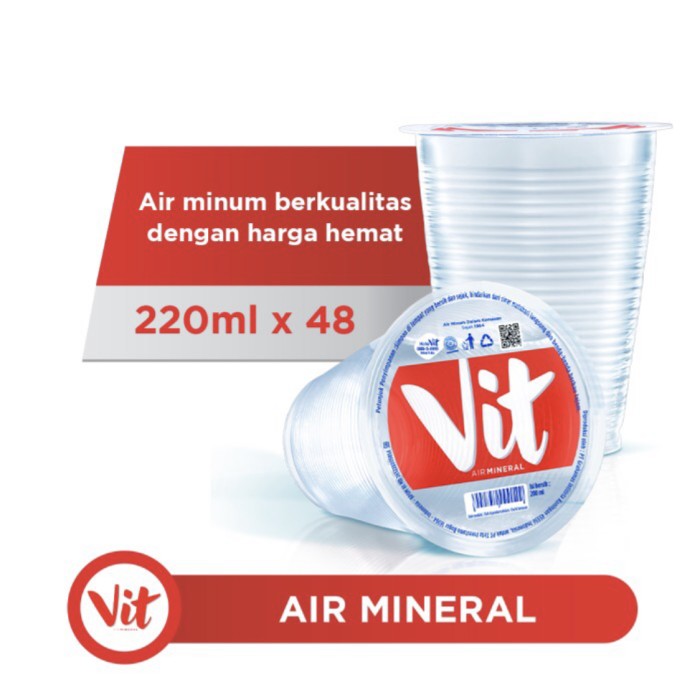 Air Mineral VIT Gelas 220 ml