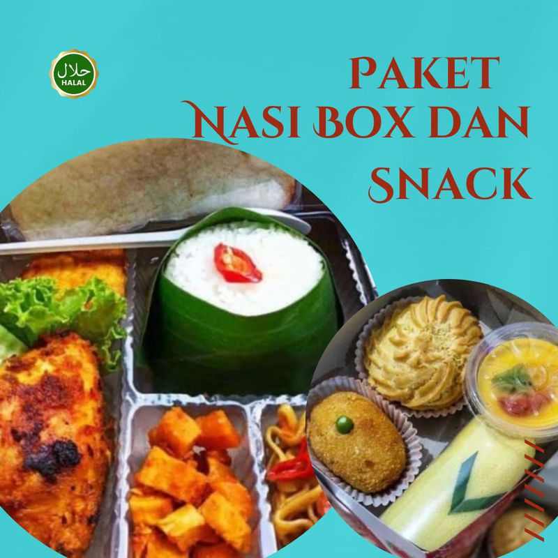 Paket Nasi Box &amp; Snack Kantin Barokah