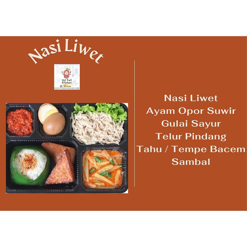 PAKET NASI BOX F UNI FAT KITCHEN