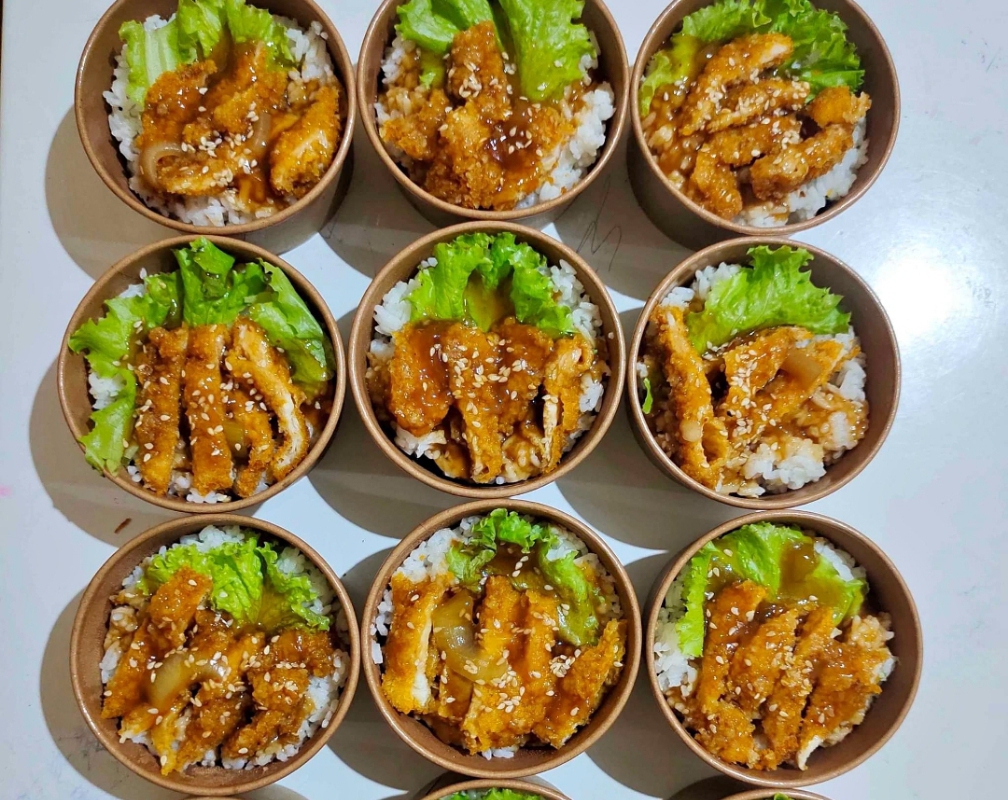 Rice bowl chiken katsu