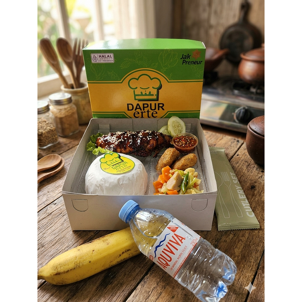 Nasi Box Paket 2 by Dapur Erte