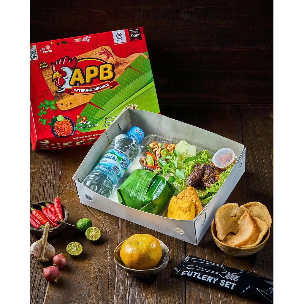 Paket Lengkap Nasi Box dan Snack Box