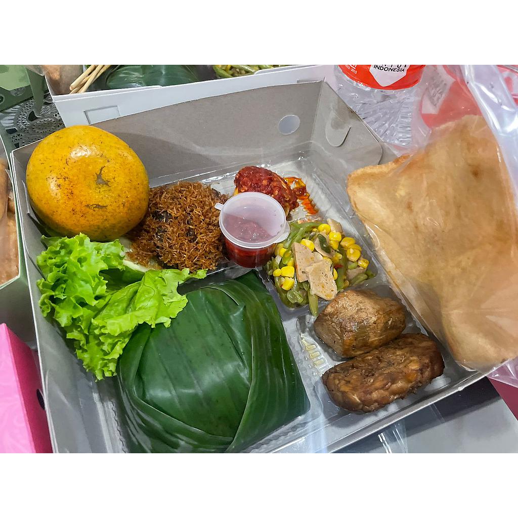 paket nasi gepuk daging