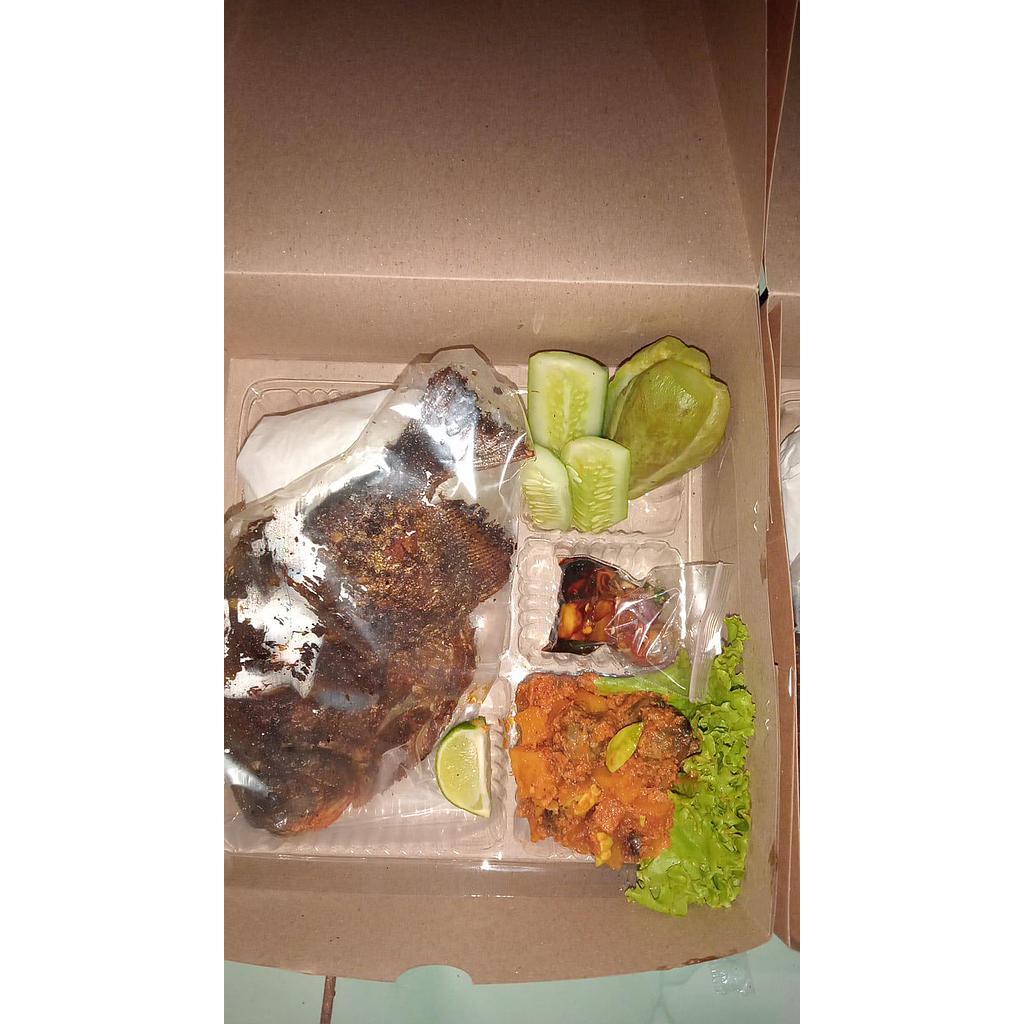 Nasi Box Ikan Bawal Bakar Terap Food