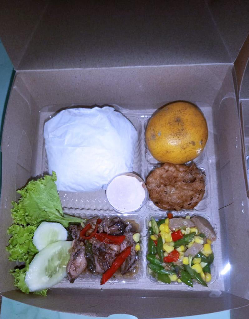 Nasi Box Paket Cumi Terap Food