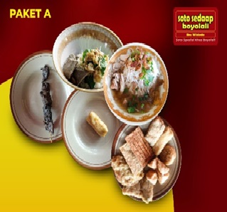 SOTO SEDAP BOYOLALI PAKET A