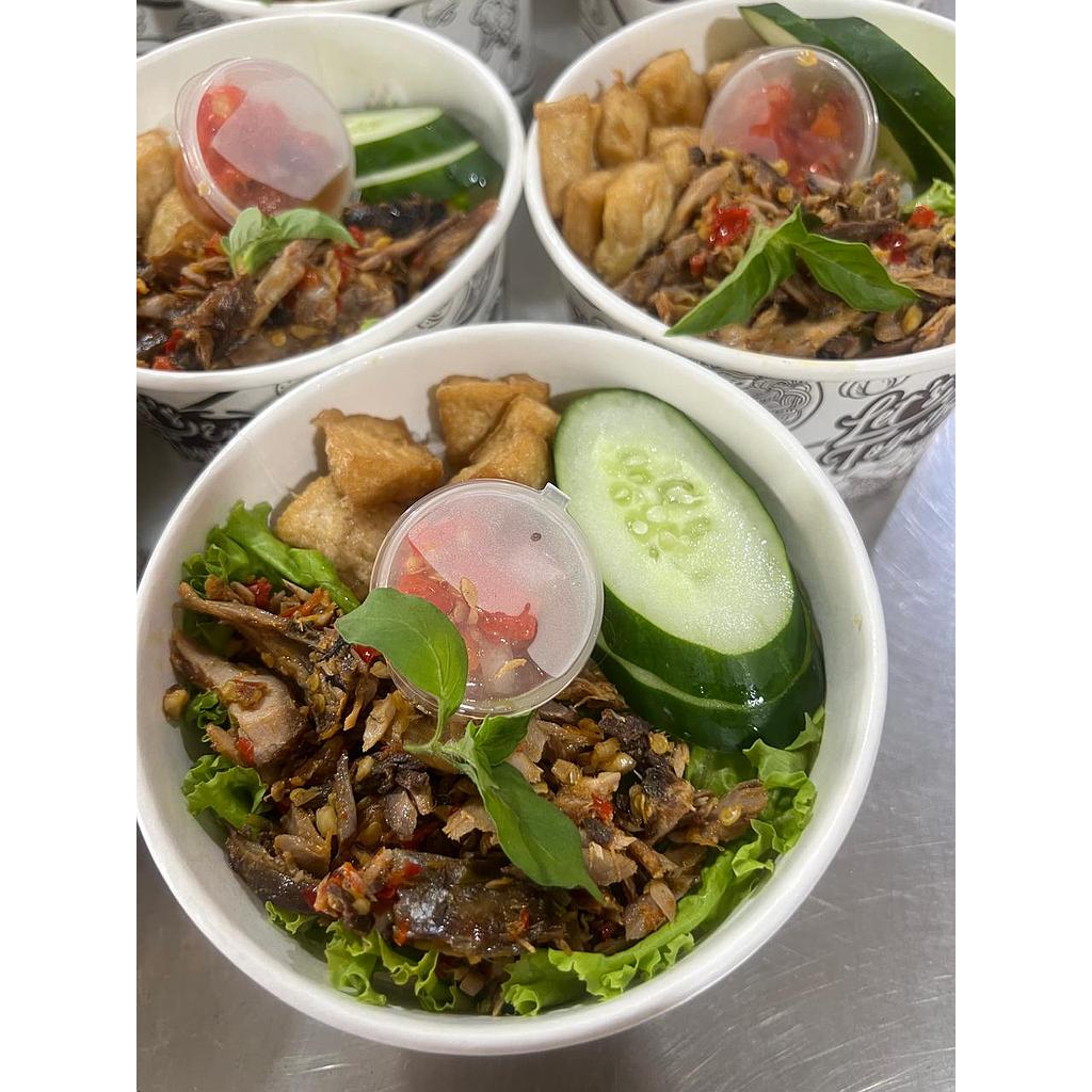 Rice Bowl Cakalang Suwir by Terrasa Catering