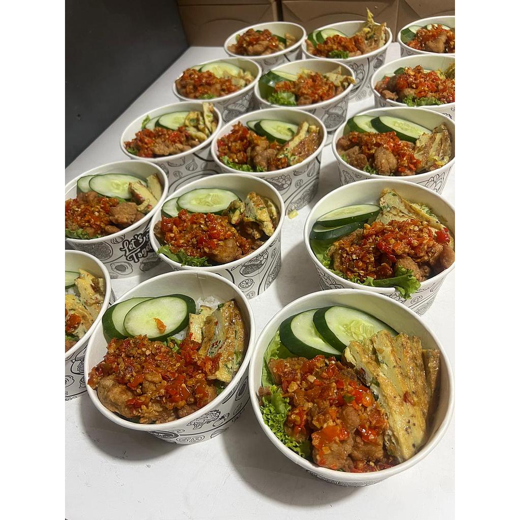 Rice Bowl Ayam Geprek by Terrasa Catering