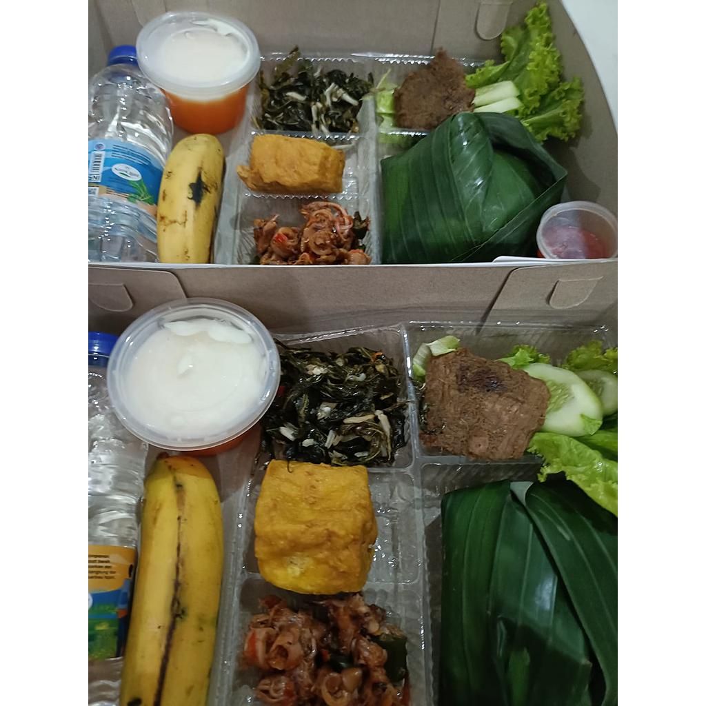 Paket Nasi box dan Snack