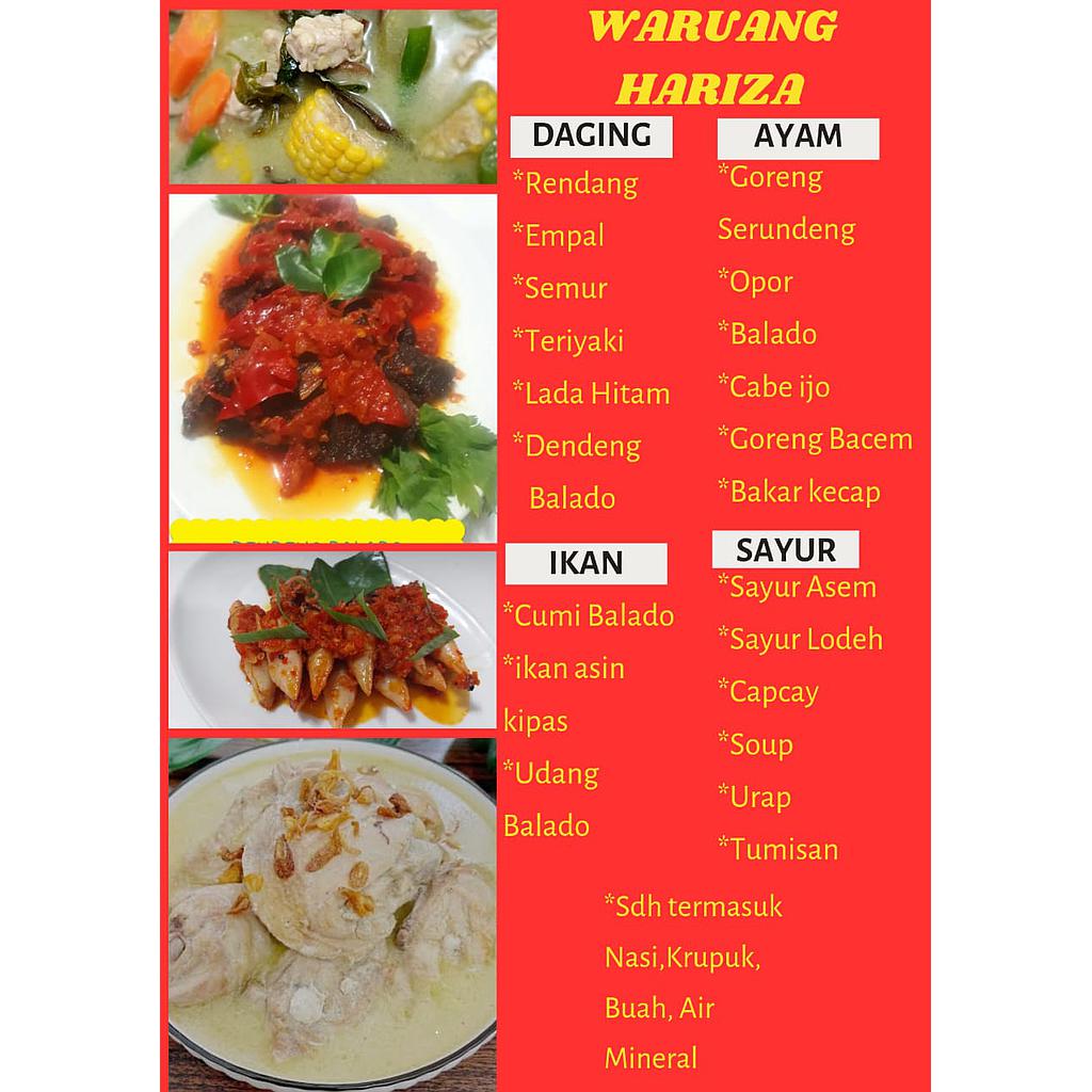 Nasi Box 1 Waruang Hariza