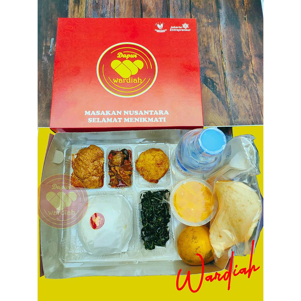 NASI BOX DAPUR WARDIAH 3 - Menu Daging