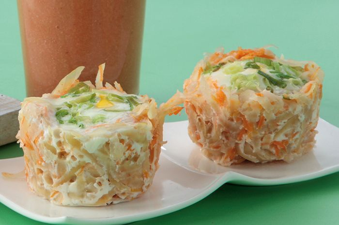 Kentang Kukus Ayam Telur