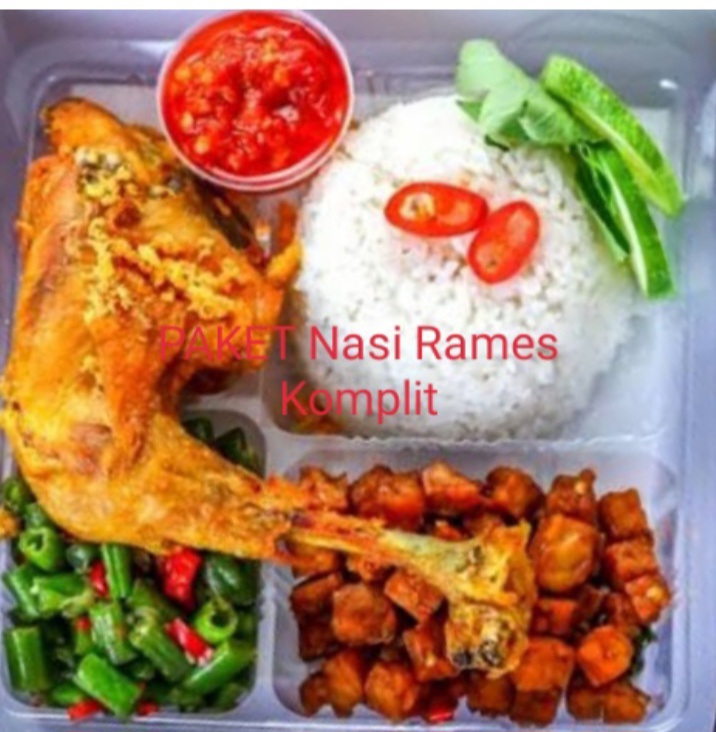 Paket Nasi Rames kompli