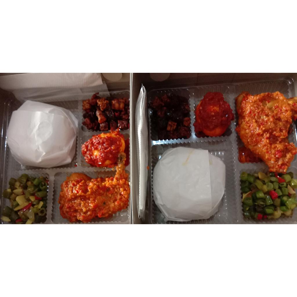 Paket Nasi Ayam Bumbu Rujak