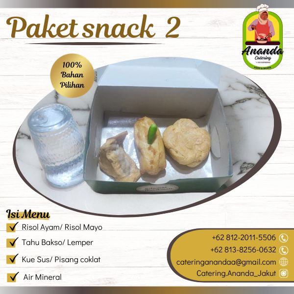 Snack Paket 900.000 (50 box) By Ananda Catering