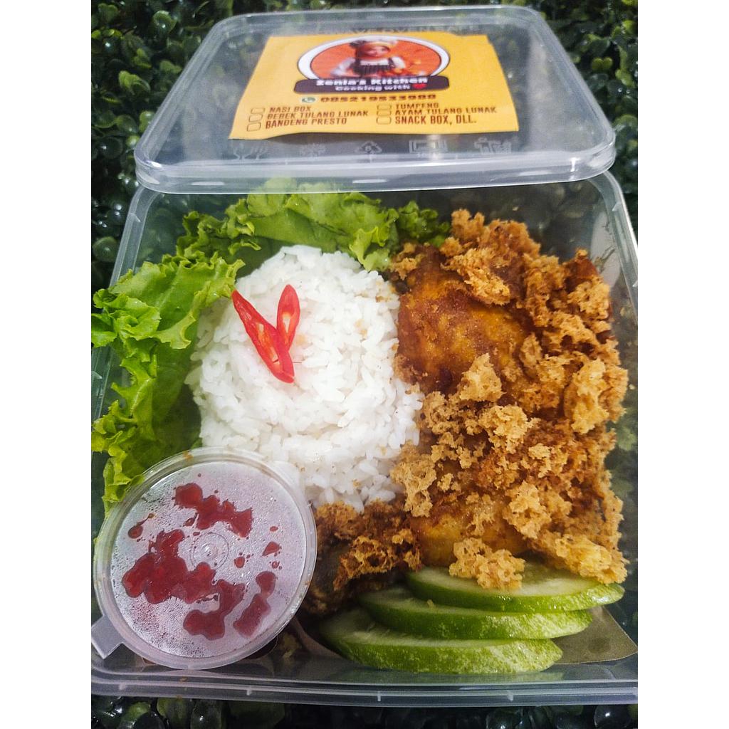 Paket Nasi Ayam Tulang Lunak Zenia's Kitchen