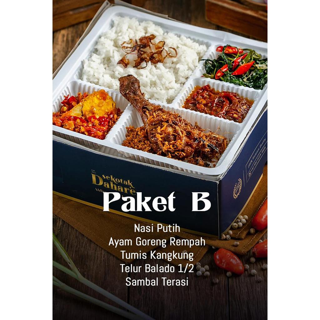 Paket B Sekotak Dahare