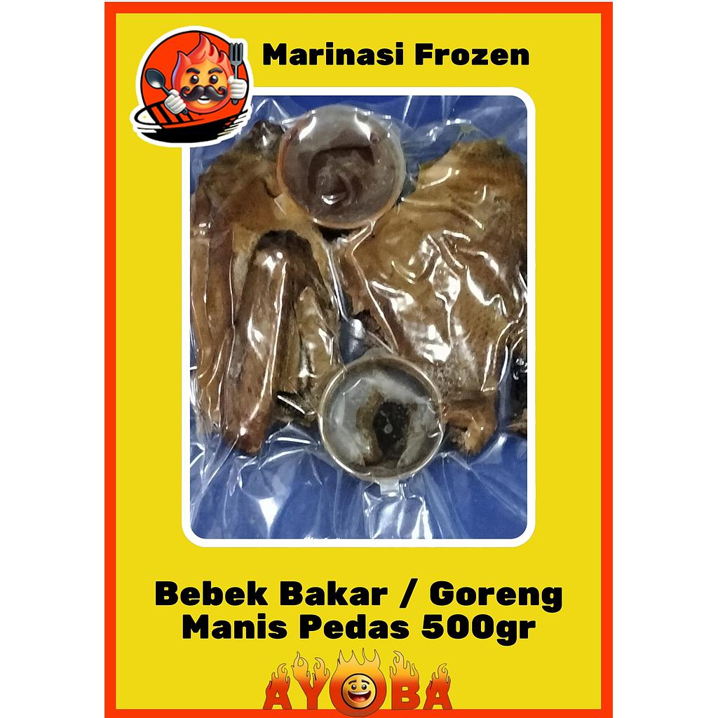 Bebek bakar / goreng isi dua