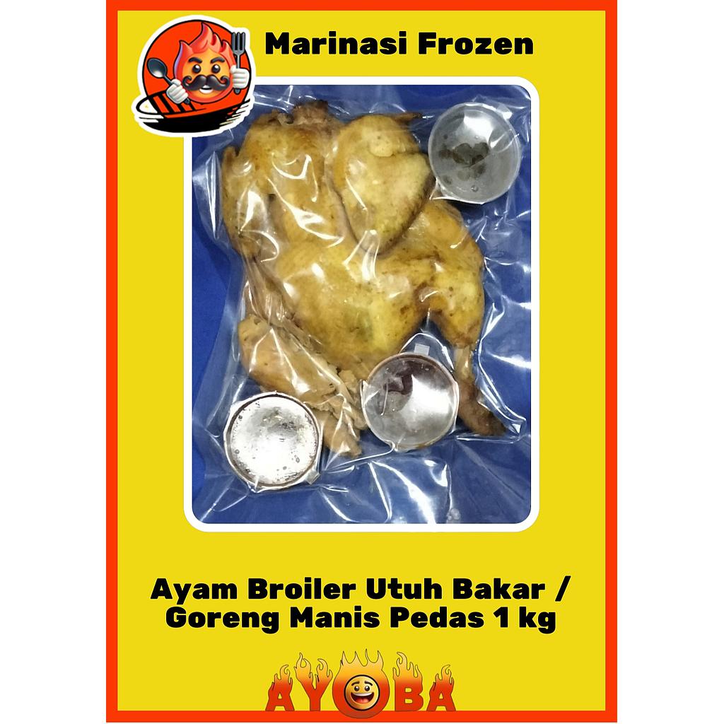 Ayam broiler Bakar/goreng Ayoba