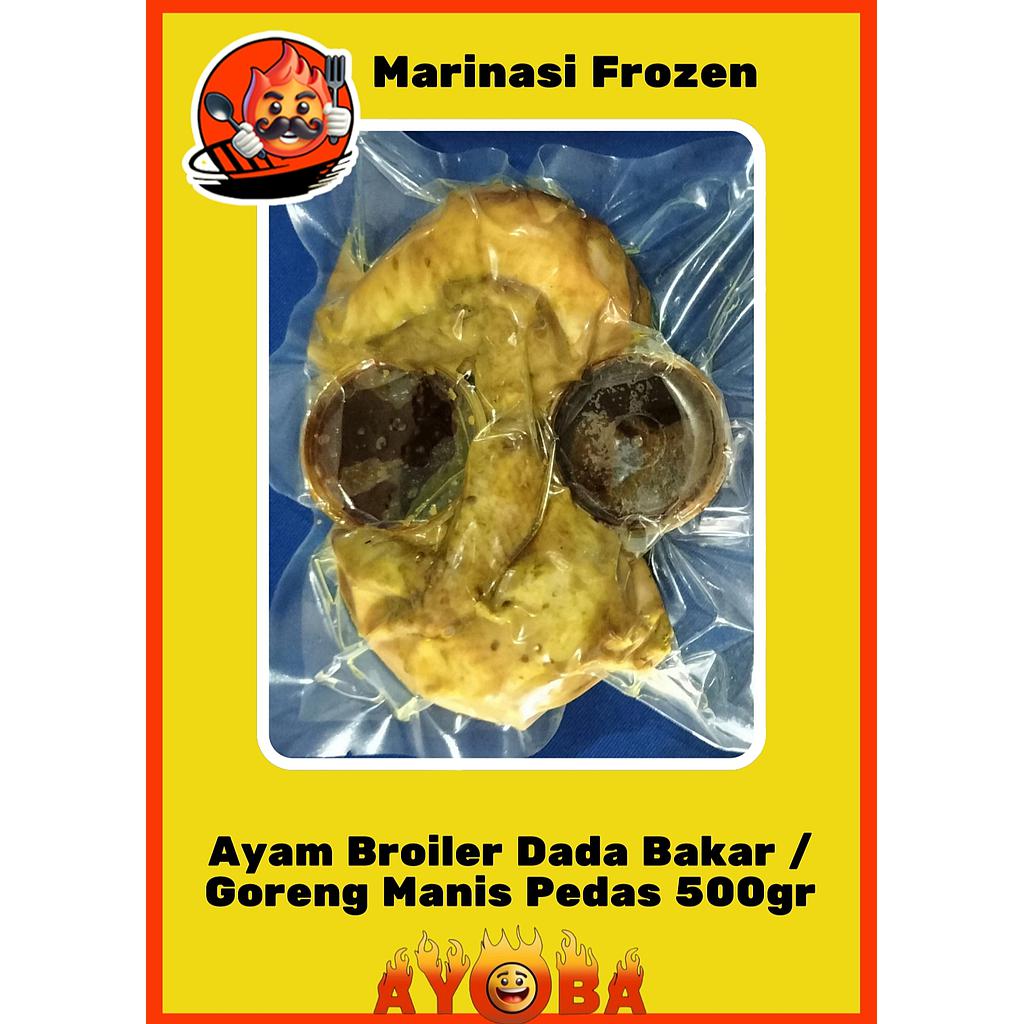 Ayam broiler Bakar/goreng ayoba