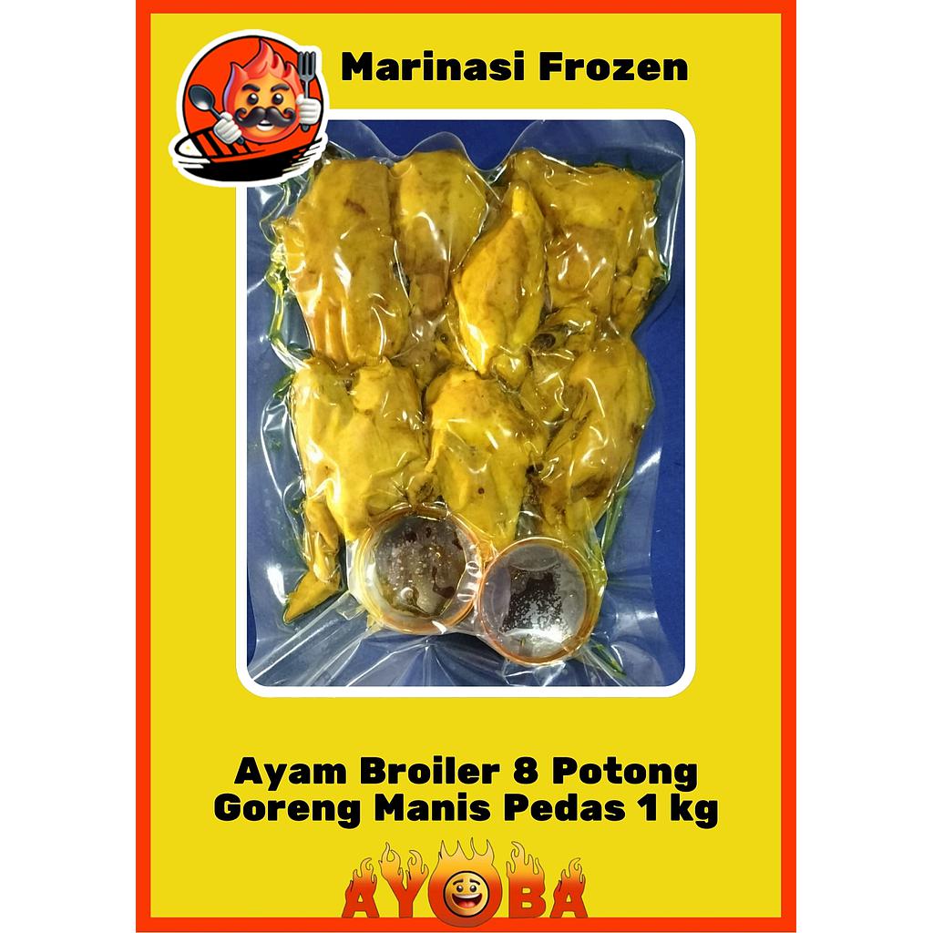 Ayam broiler Bakar/goreng ayoba