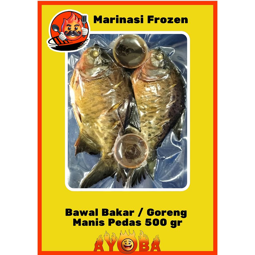 Ikan bawal bakar/goreng marinasi Ayoba