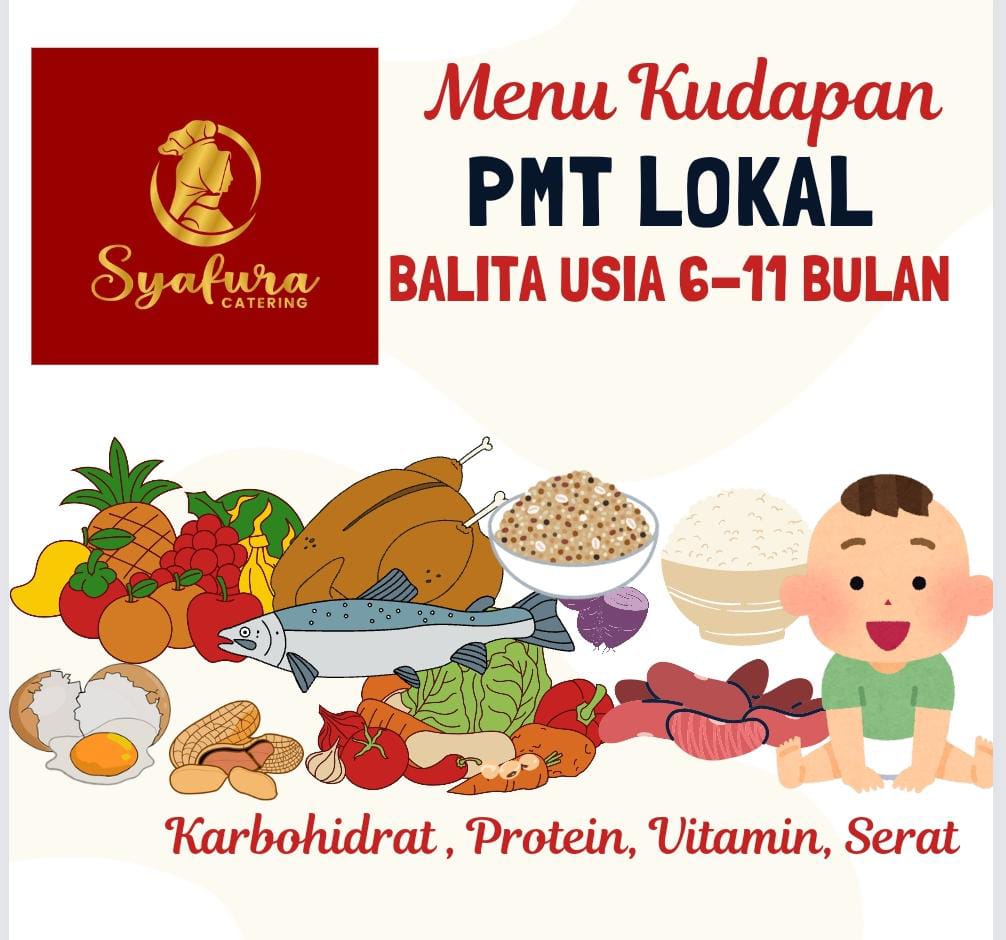 Menu Kudapan PMT Lokal Balita Usia 6 sd 11 Bulan