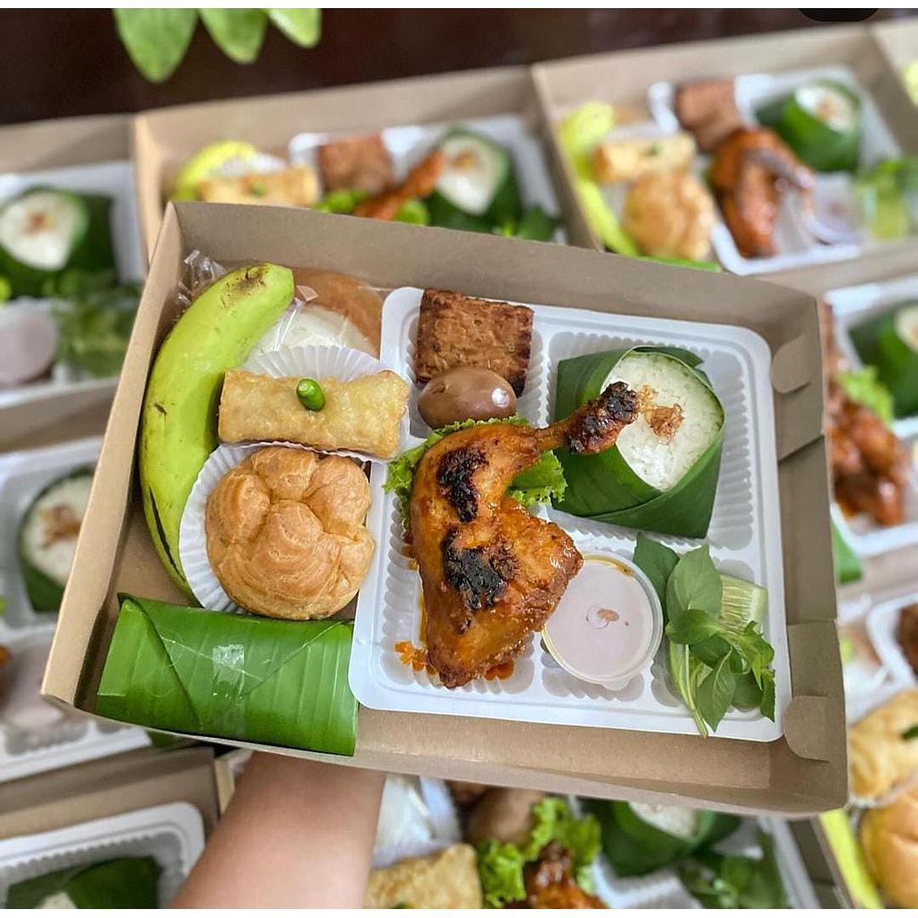 Nasi + Snack Box Masakan Ibu