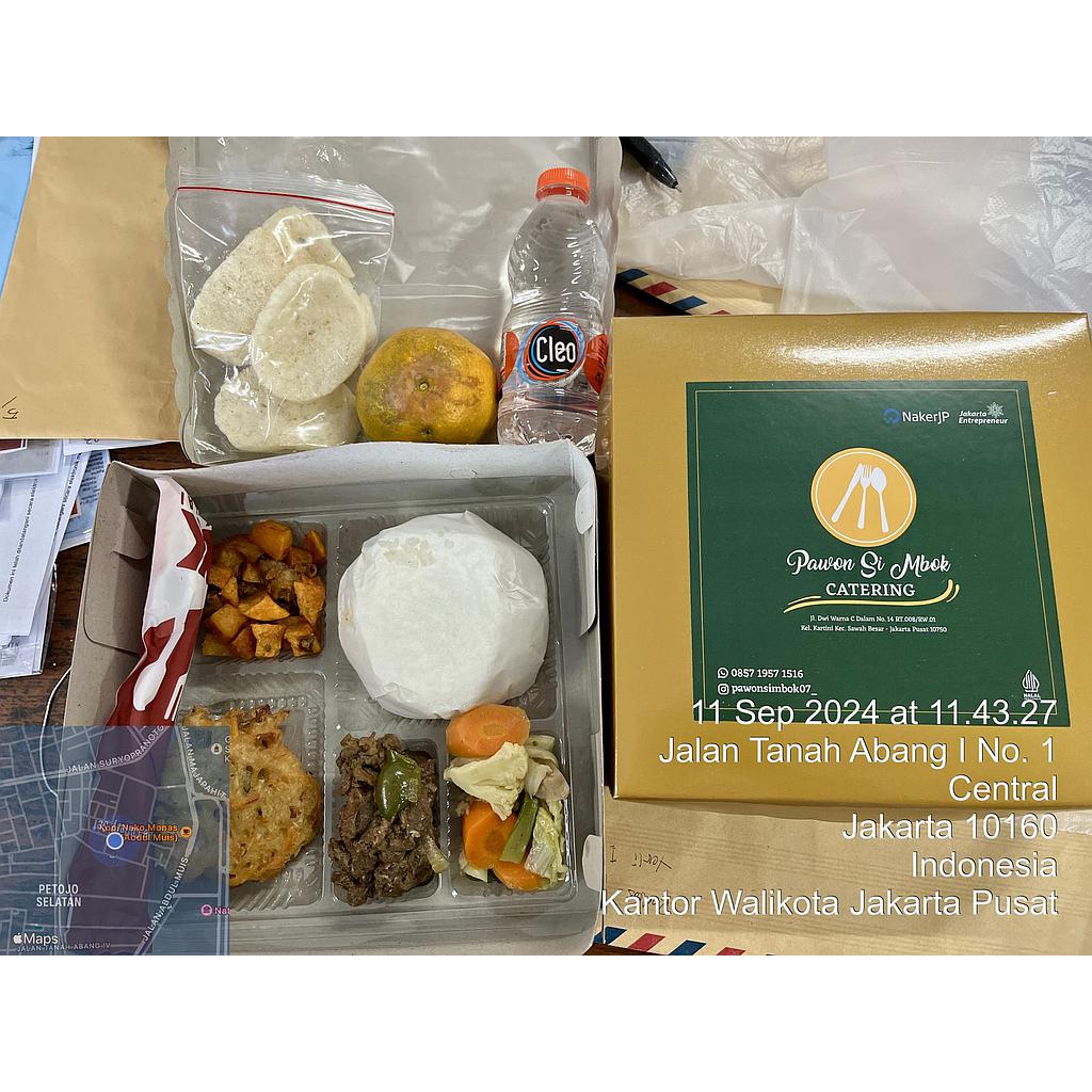 Paket Nasi Box Pawon Si Mbok