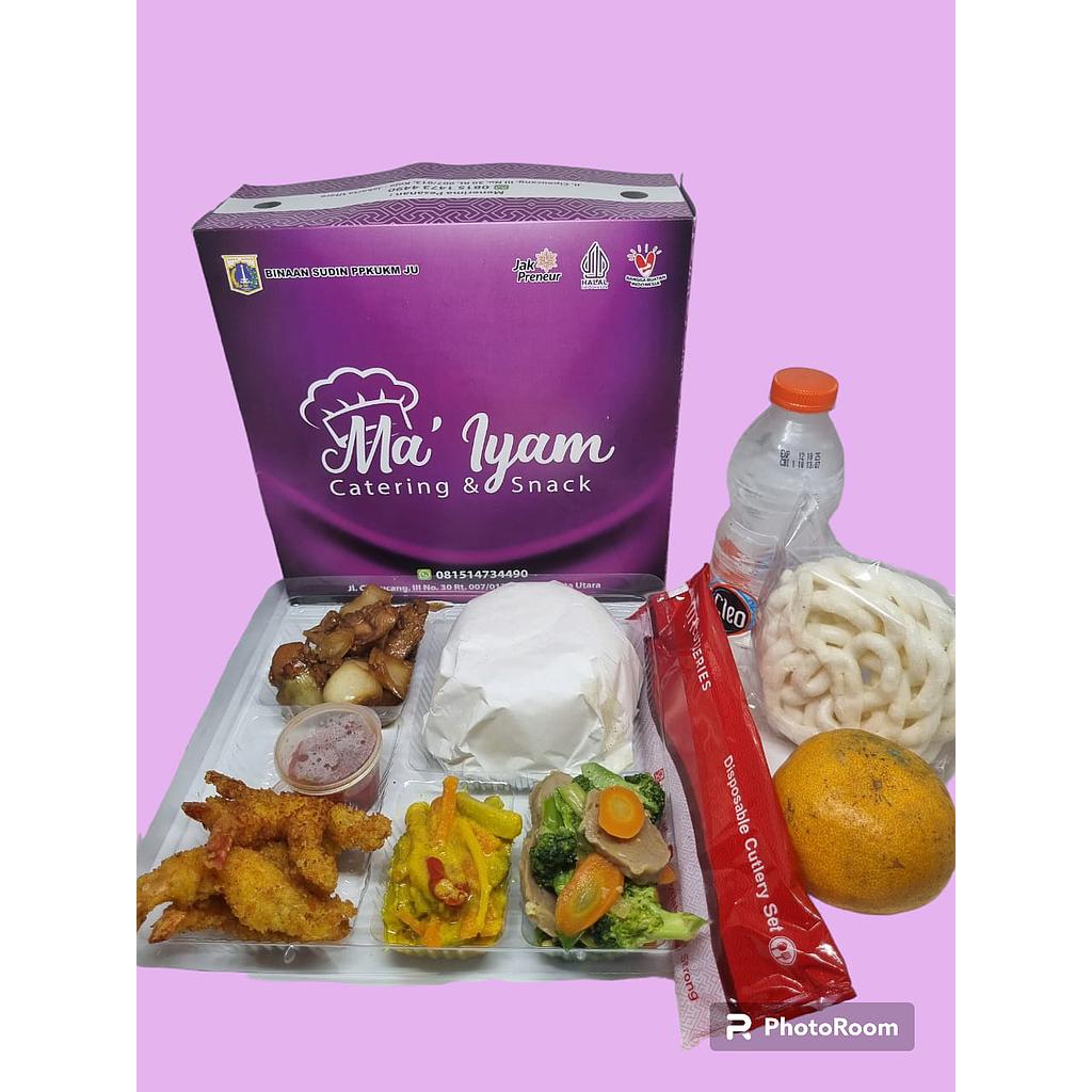 Paket Nasi Box Mak Iyam