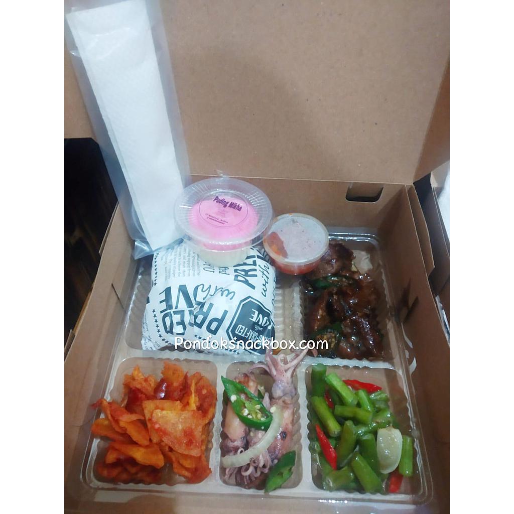 Nasi Box KOMPLIT (Daging)