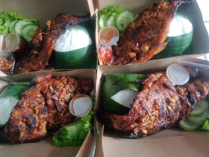 Paket Nasi Ikan Bakar
