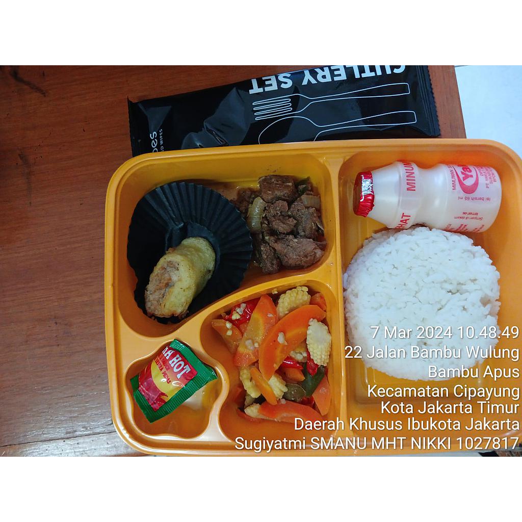 PAKET 1 NASI BOX DAPOER BUNDA SULLY