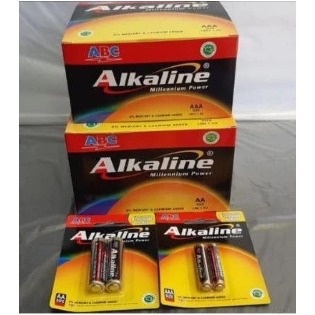 Baterai alkaline AAA isi 24 box /pak