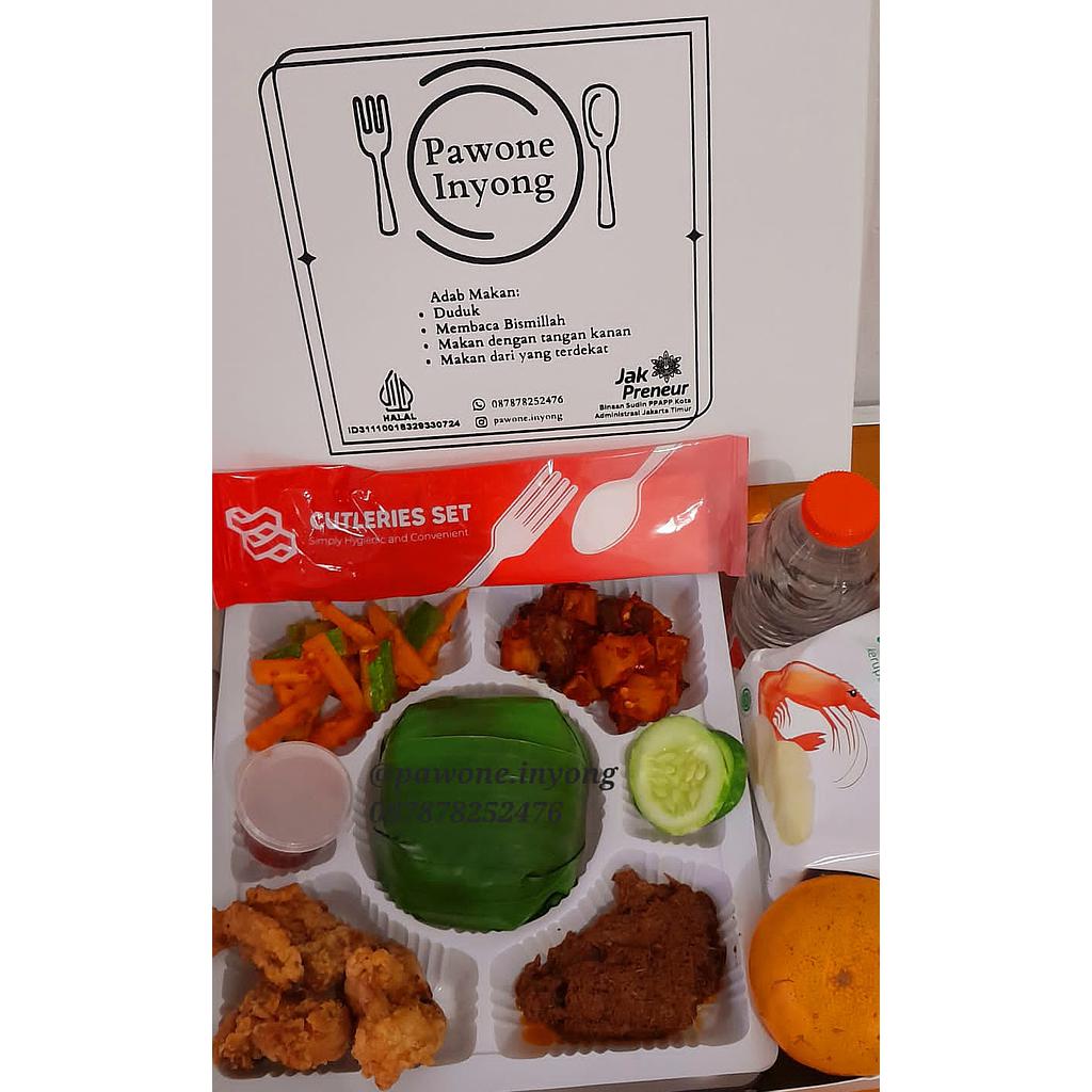 Paket K Nasi Box Pawone Inyong
