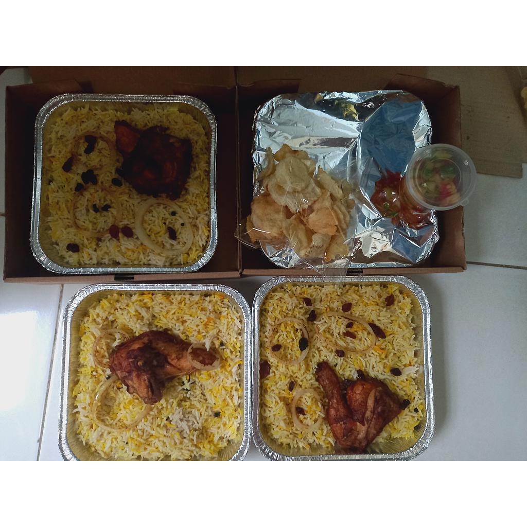 Nasi kebuli ayam/kambing