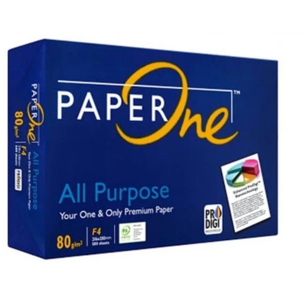 Kertas Hvs F4 80 Gram Paper One