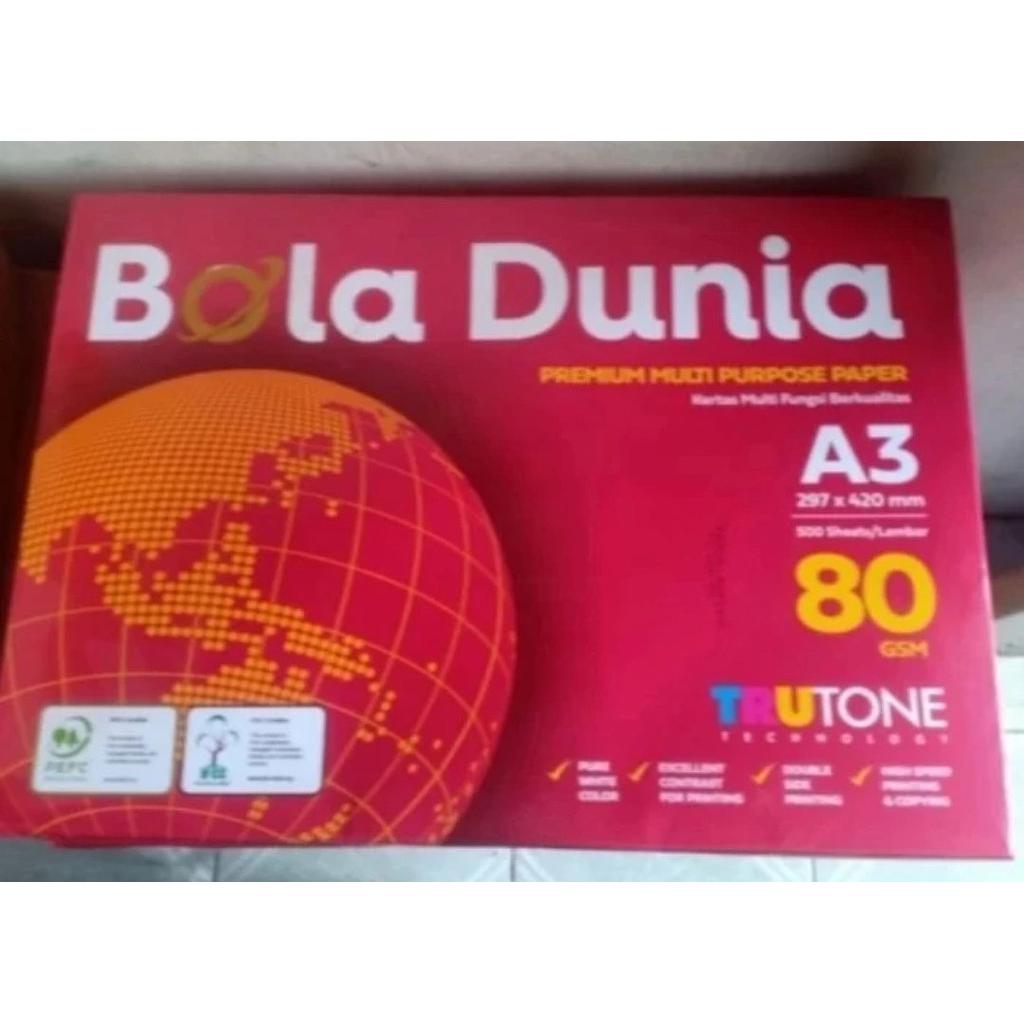 Kertas Hvs A3 80 Bola Dunia