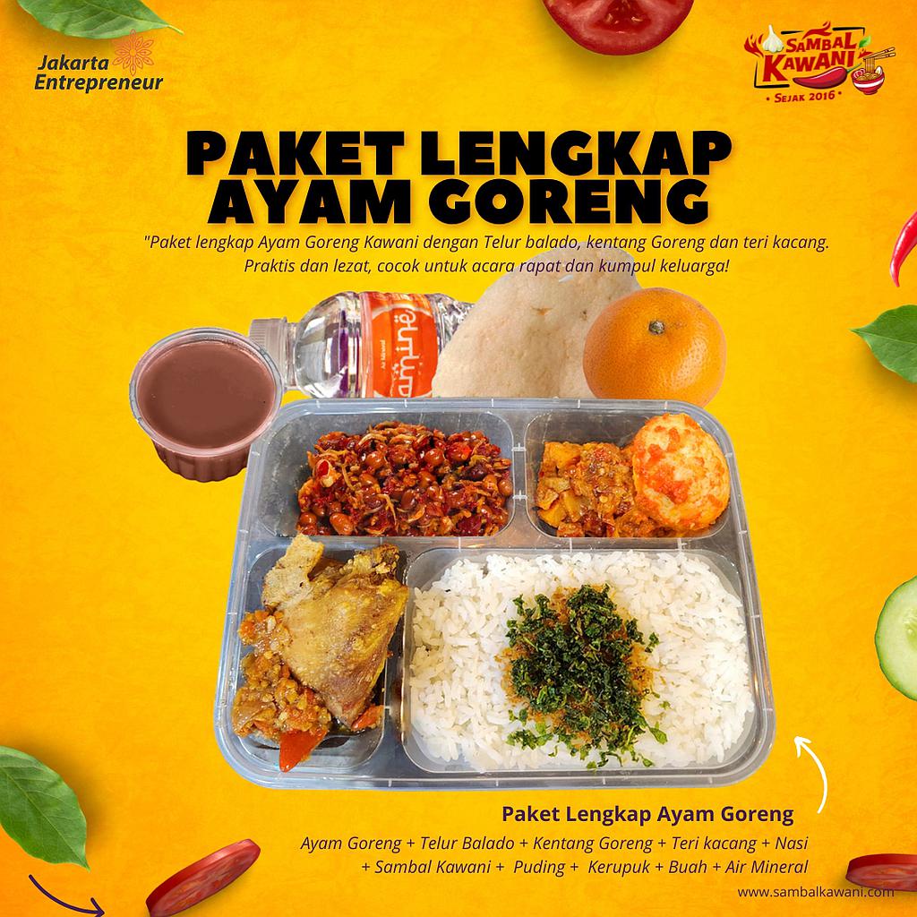 Kawani Paket Lengkap Ayam Goreng Kawani