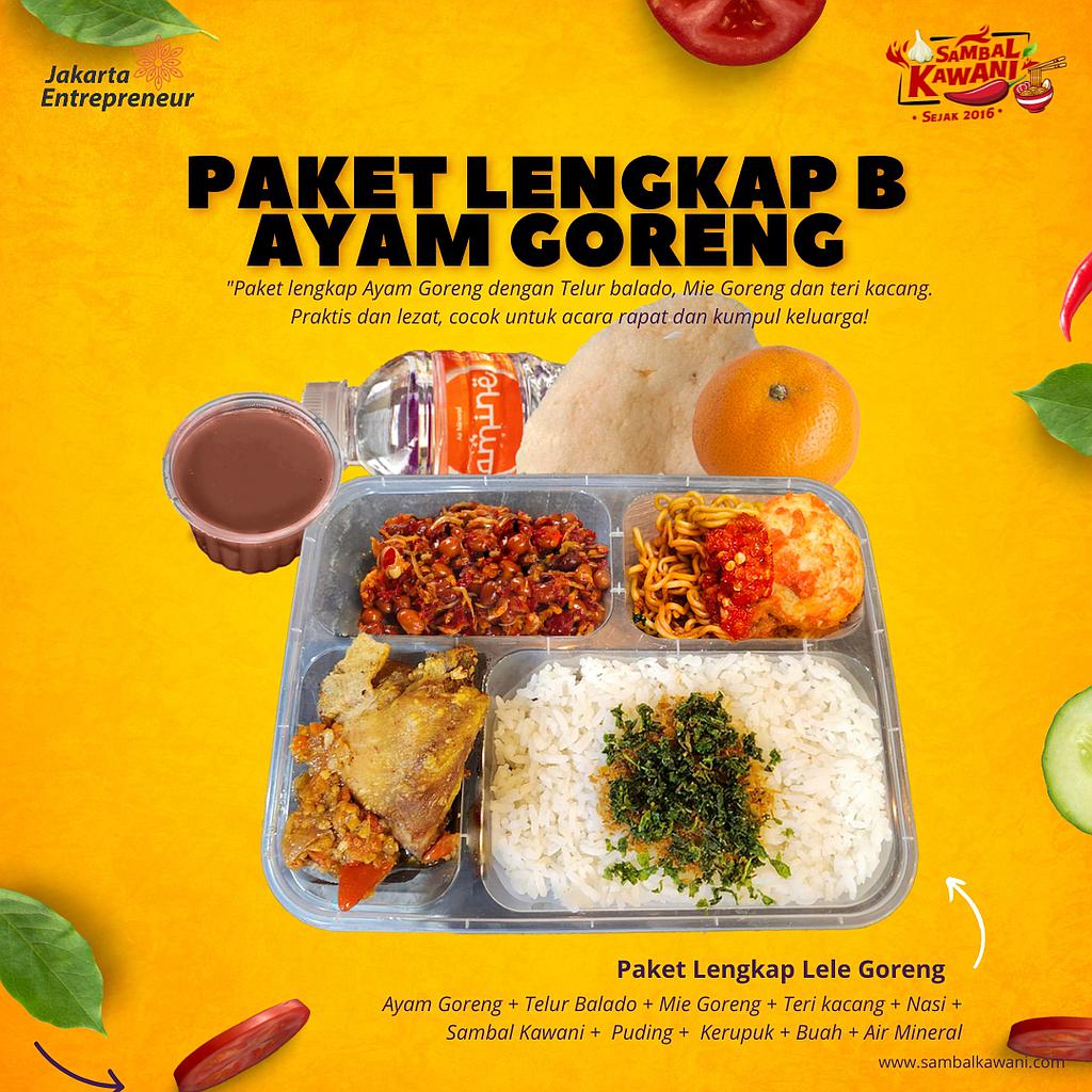 Kawani Paket Lengkap B Ayam Goreng Kawani