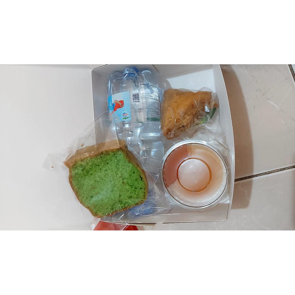 Paket 4 Snack Box - Bolu Pandan | Kedai 25
