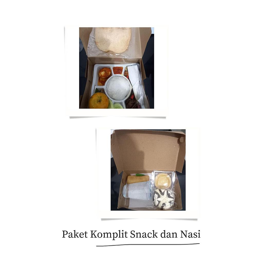 Paket Komplit Snack dan Nasi