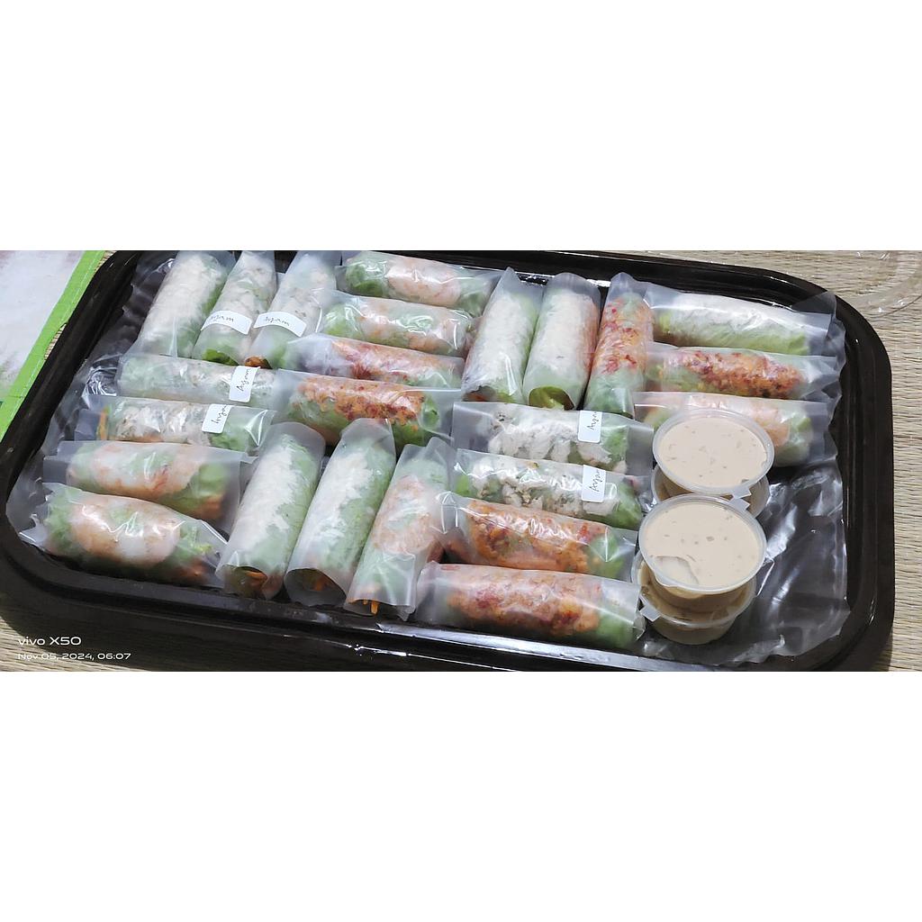 Snack Meeting Sehat &quot;Spring Roll Box/Nampan&quot; (24 pcs)