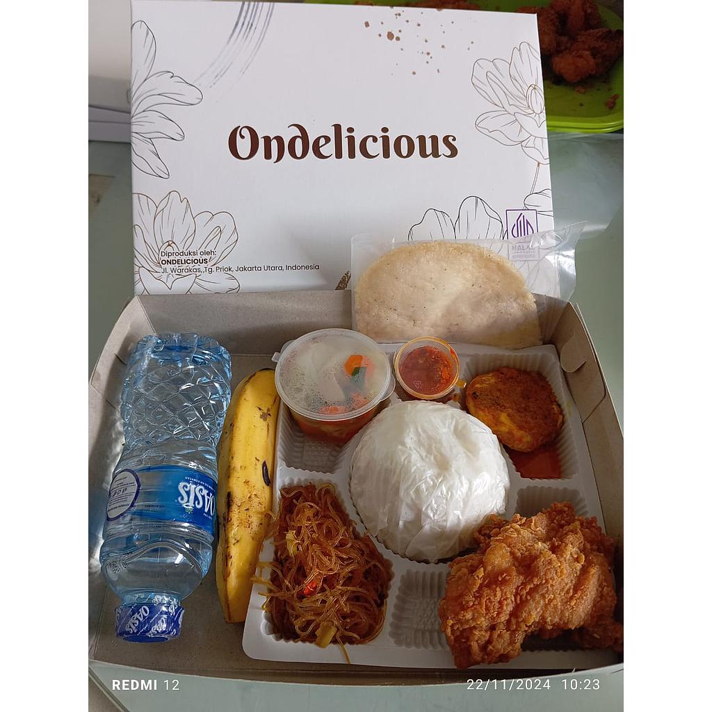 Nasi Box Ondelicious Menu 14