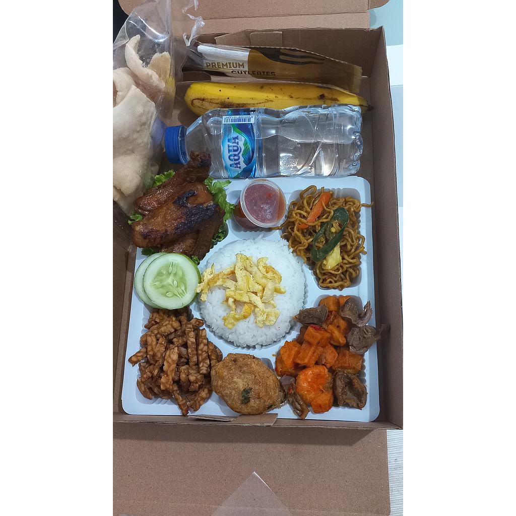 Paket nasi komplit SMS food&amp;snack