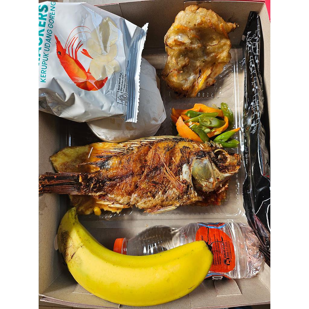 NASI IKAN NILA GORENG