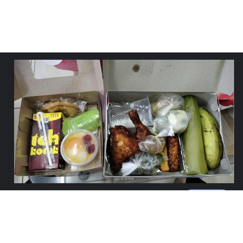 Paket snack box dan nasi box