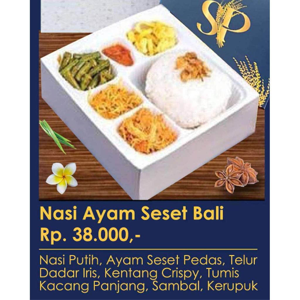 Nasi Ayam Seset Bali